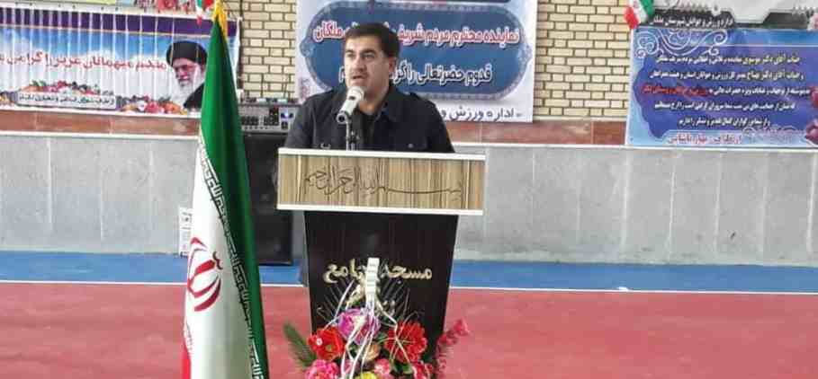 افتتاح سالن ورزشی شهدای لک لر شهرستان ملکان