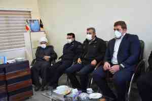 بازدید پهلوان هادی و رئیس اداره ورزش باسمنج از کانون اصلاح و تربیت