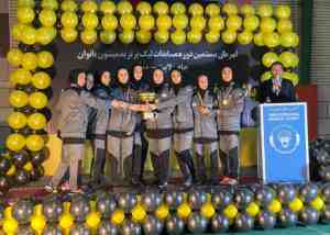 میلاد تبریز قهرمان لیگ برتر بدمینتون بانوان