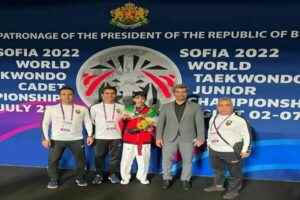 نایب قهرمانی تکواندوی نونهالان ایران در بلغارستان با هدایت مربی تبریزی