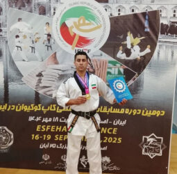 قهرمانی تکواندوکار آذرشهری در مسابقات کاپ کوکی وان