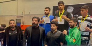 قهرمانی پارسا صدقیان در رقابت‌های کیک‌بوکسینگ O-Sport  آذربایجان شرقی