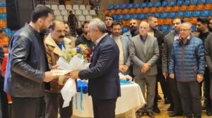 تجلیل از زنده یاد پهلوان احمد همای سعادت ملی پوش تبریزی