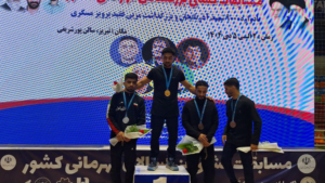 کولاک کشتی‌گیران مازندران در وزن اول